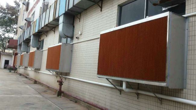 深圳龍崗水簾，濕簾風(fēng)機(jī)廠房車間降溫安裝-福泰